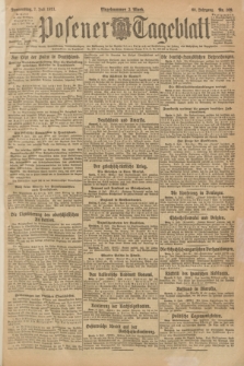 Posener Tageblatt. Jg.60, Nr. 109 (7 Juli 1921)