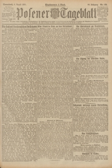 Posener Tageblatt. Jg.60, Nr. 135 (6 August 1921)