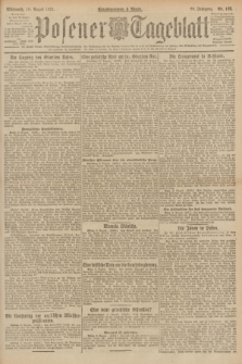 Posener Tageblatt. Jg.60, Nr. 138 (10 August 1921)