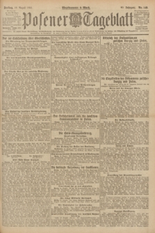 Posener Tageblatt. Jg.60, Nr. 145 (19 August 1921)