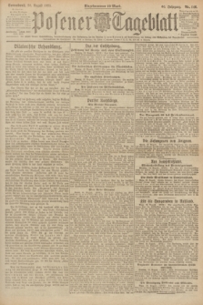 Posener Tageblatt. Jg.60, Nr. 146 (20 August 1921)