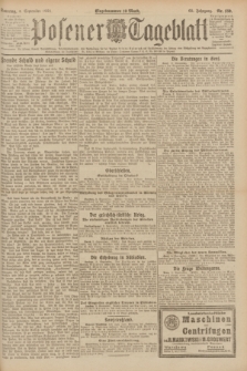 Posener Tageblatt. Jg.60, Nr. 159 (4 September 1921) + dod.