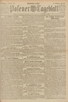Posener Tageblatt. Jg.60, Nr. 160 (6 September 1921)