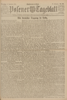 Posener Tageblatt. Jg.60, Nr. 166 (13 September 1921)