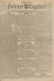 Posener Tageblatt. Jg.60, Nr. 168 (15 September 1921)