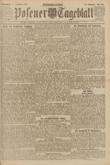 Posener Tageblatt. Jg.60, Nr. 170 (17 September 1921)