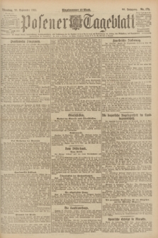 Posener Tageblatt. Jg.60, Nr. 172 (20 September 1921)