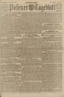 Posener Tageblatt. Jg.60, Nr. 174 (22 September 1921) + dod.