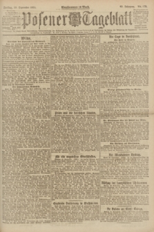Posener Tageblatt. Jg.60, Nr. 175 (23 September 1921)