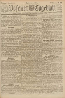 Posener Tageblatt. Jg.60, Nr. 178 (27 September 1921)