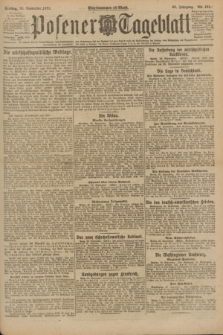 Posener Tageblatt. Jg.60, Nr. 181 (30 September 1921)