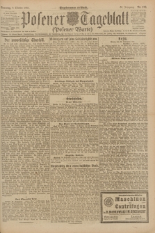 Posener Tageblatt (Posener Warte). Jg.60, Nr. 183 (2 Oktober 1921) + dod.