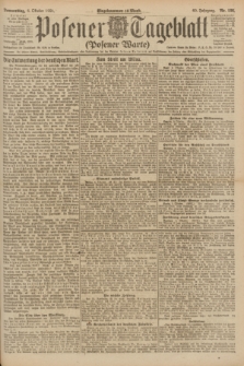 Posener Tageblatt (Posener Warte). Jg.60, Nr. 186 (6 Oktober 1921) + dod.