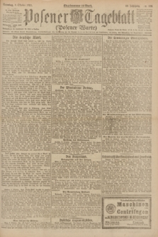 Posener Tageblatt (Posener Warte). Jg.60, Nr. 189 (9 Oktober 1921) + dod.