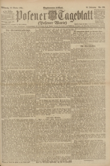 Posener Tageblatt (Posener Warte). Jg.60, Nr. 191 (12 Oktober 1921)