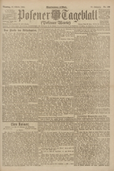 Posener Tageblatt (Posener Warte). Jg.60, Nr. 196 (18 Oktober 1921)