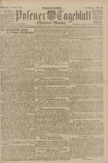Posener Tageblatt (Posener Warte). Jg.60, Nr. 197 (19 Oktober 1921)
