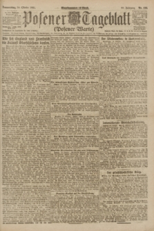 Posener Tageblatt (Posener Warte). Jg.60, Nr. 198 (20 Oktober 1921) + dod.