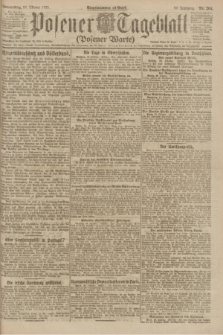 Posener Tageblatt (Posener Warte). Jg.60, Nr. 204 (27 Oktober 1921)