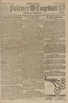 Posener Tageblatt (Posener Warte). Jg.60, Nr. 207 (30 Oktober 1921) + dod.