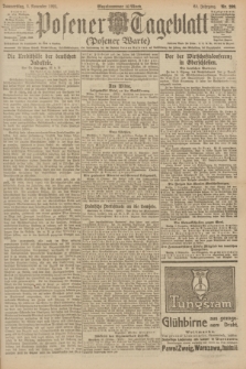 Posener Tageblatt (Posener Warte). Jg.60, Nr. 209 (3 November 1921) + dod.