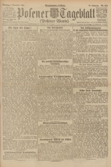 Posener Tageblatt (Posener Warte). Jg.60, Nr. 212 (6 November 1921) + dod.