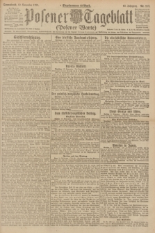 Posener Tageblatt (Posener Warte). Jg.60, Nr. 217 (12 November 1921)