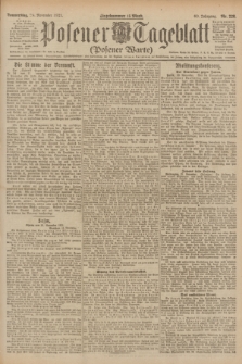 Posener Tageblatt (Posener Warte). Jg.60, Nr. 226 (24 November 1921)