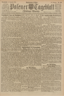 Posener Tageblatt (Posener Warte). Jg.60, Nr. 239 (10 Dezember 1921)