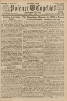 Posener Tageblatt (Posener Warte). Jg.60, Nr. 243 (15 Dezember 1921)