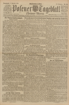 Posener Tageblatt (Posener Warte). Jg.60, Nr. 245 (17 Dezember 1921)