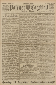 Posener Tageblatt (Posener Warte). Jg.60, Nr. 246 (18 Dezember 1921) + dod.