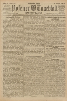 Posener Tageblatt (Posener Warte). Jg.60, Nr. 255 (30 Dezember 1921)