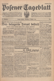 Posener Tageblatt. Jg.77, Nr. 2 (4 Januar 1938) + dod.