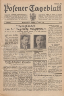 Posener Tageblatt. Jg.77, Nr. 3 (5 Januar 1938) + dod.