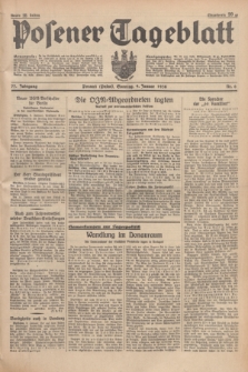 Posener Tageblatt. Jg.77, Nr. 6 (9 Januar 1938) + dod.