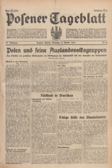 Posener Tageblatt. Jg.77, Nr. 12 (16 Januar 1938) + dod.