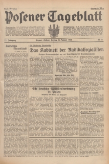 Posener Tageblatt. Jg.77, Nr. 16 (21 Januar 1938) + dod.