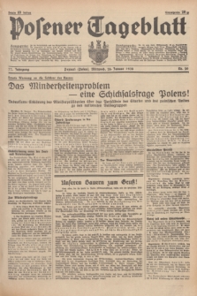 Posener Tageblatt. Jg.77, Nr. 20 (26 Januar 1938) + dod.