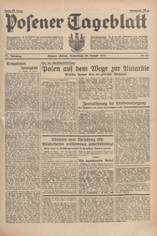 Posener Tageblatt. Jg.77, Nr. 23 (29 Januar 1938) + dod.