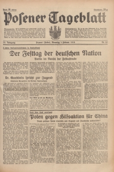 Posener Tageblatt. Jg.77, Nr. 25 (1 Februar 1938) + dod.