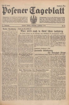 Posener Tageblatt. Jg.77, Nr. 26 (2 Februar 1938) + dod.