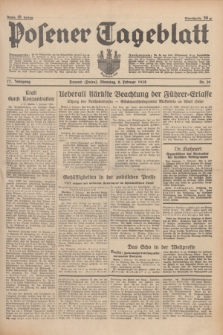 Posener Tageblatt. Jg.77, Nr. 30 (8 Februar 1938) + dod.