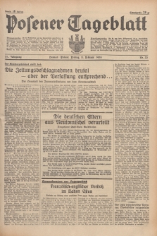 Posener Tageblatt. Jg.77, Nr. 33 (11 Februar 1938) + dod.