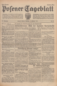 Posener Tageblatt. Jg.77, Nr. 35 (13 Februar 1938) + dod.