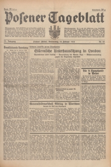 Posener Tageblatt. Jg.77, Nr. 44 (24 Februar 1938) + dod.
