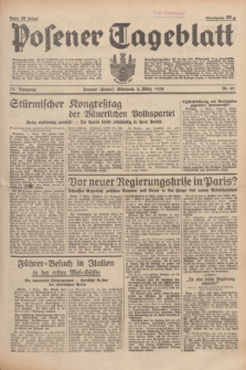 Posener Tageblatt. Jg.77, Nr. 49 (2 März 1938) + dod.