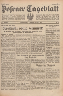Posener Tageblatt. Jg.77, Nr. 52 (5 März 1938) + dod.