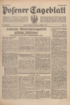 Posener Tageblatt. Jg.77, Nr. 53 (6 März 1938) + dod.