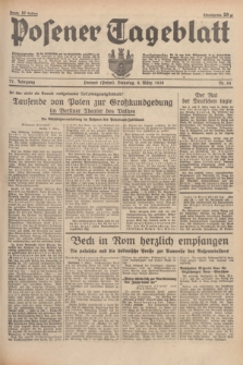 Posener Tageblatt. Jg.77, Nr. 54 (8 März 1938) + dod.